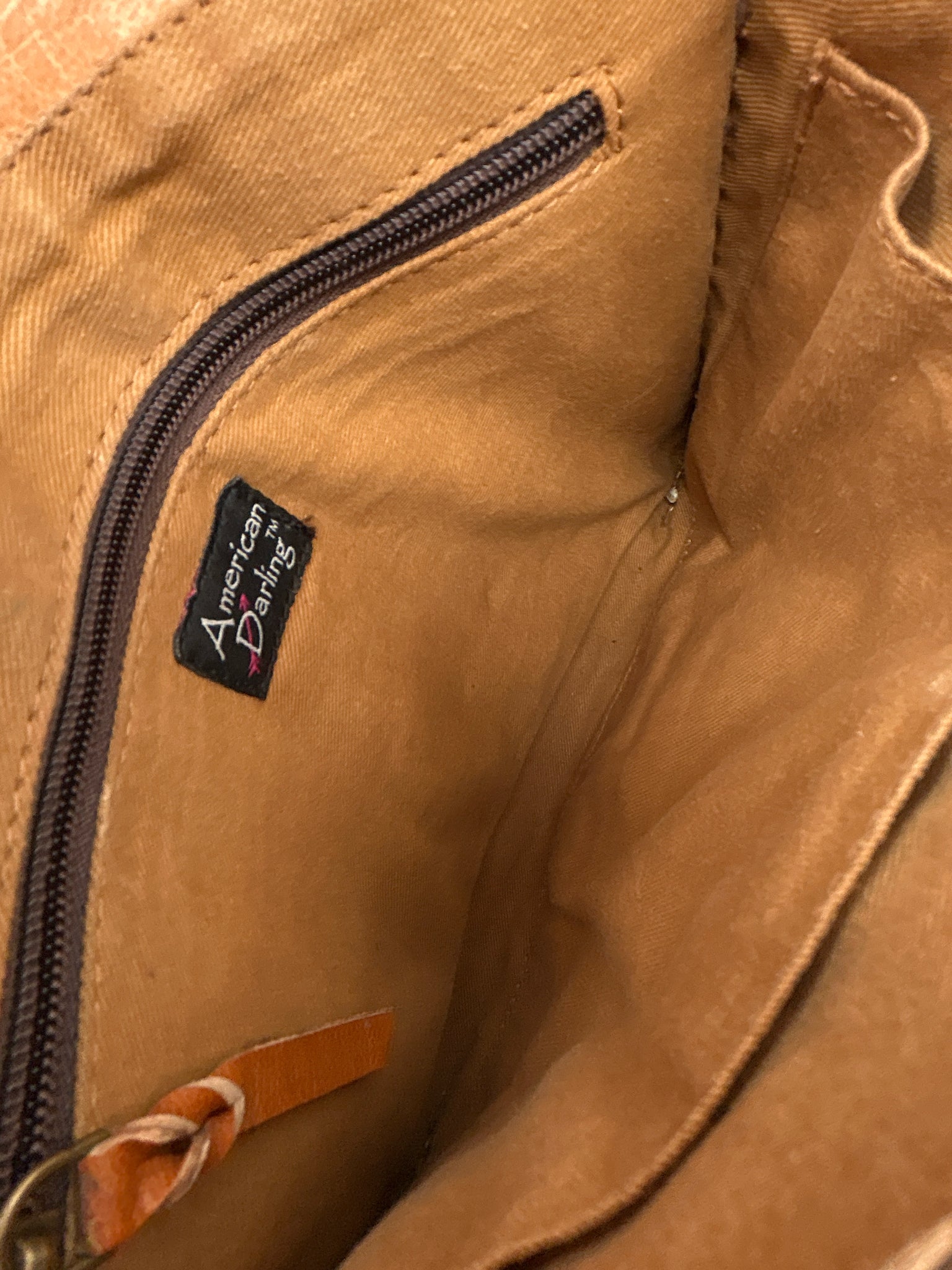 American Darling Tan Women Purse