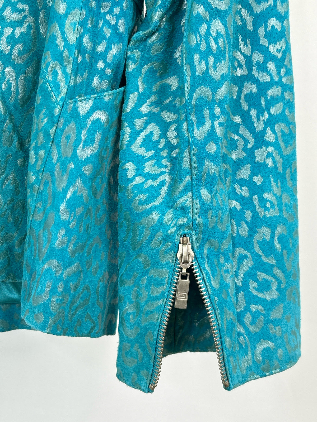 PAMELA MCCOY Size M TURQUOISE Women Jacket