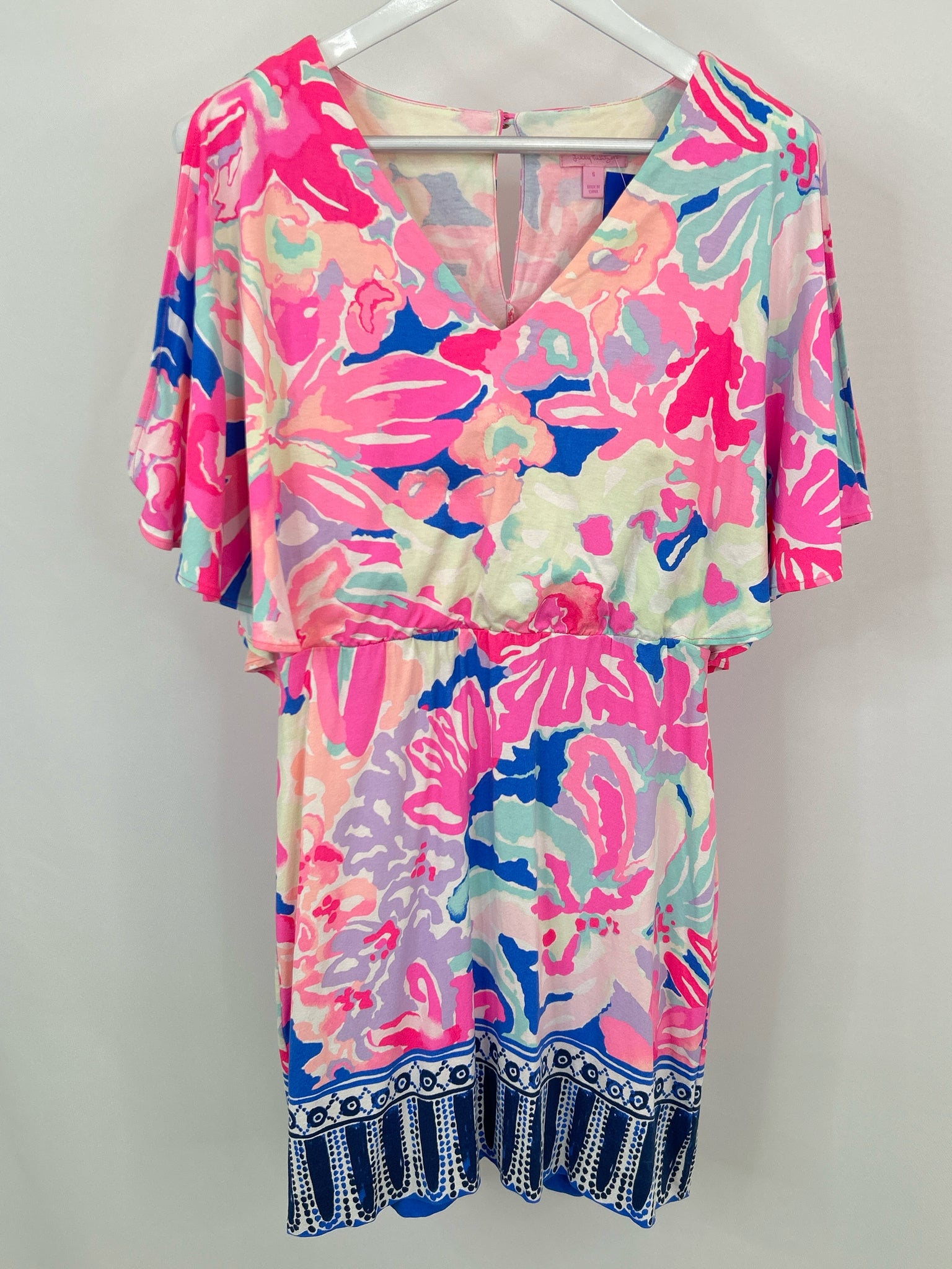 LILLY PULITZER Size S Pink and Blue Women Dress
