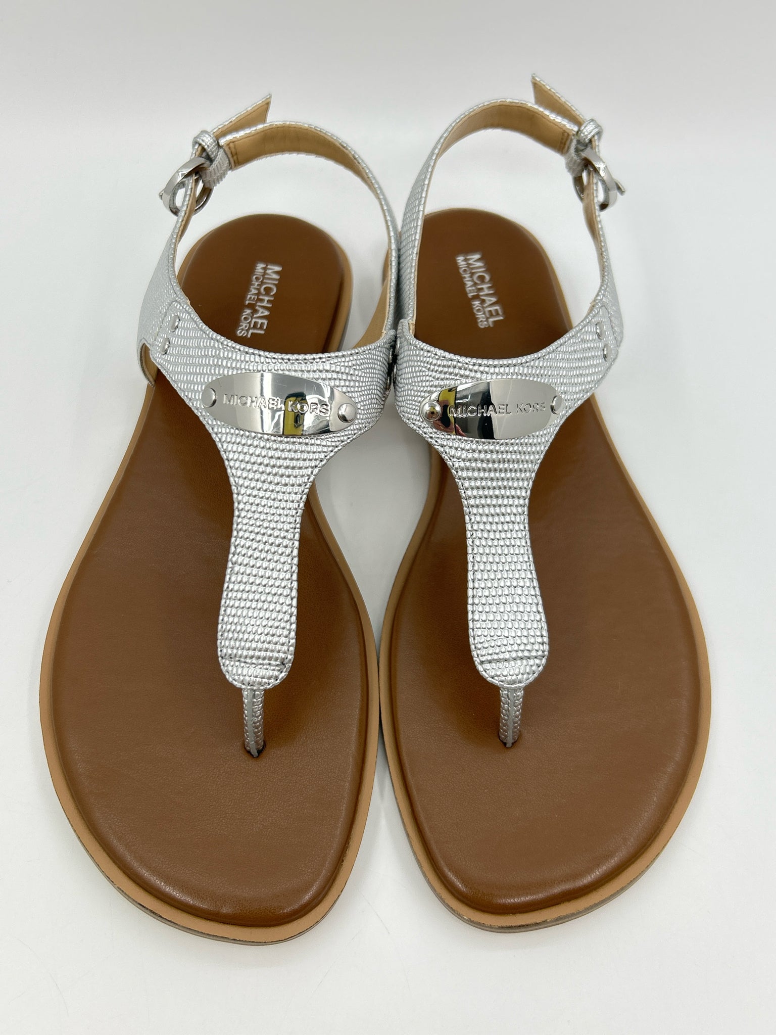 MICHAEL MICHAEL KORS Size 8M Silver Women Sandal
