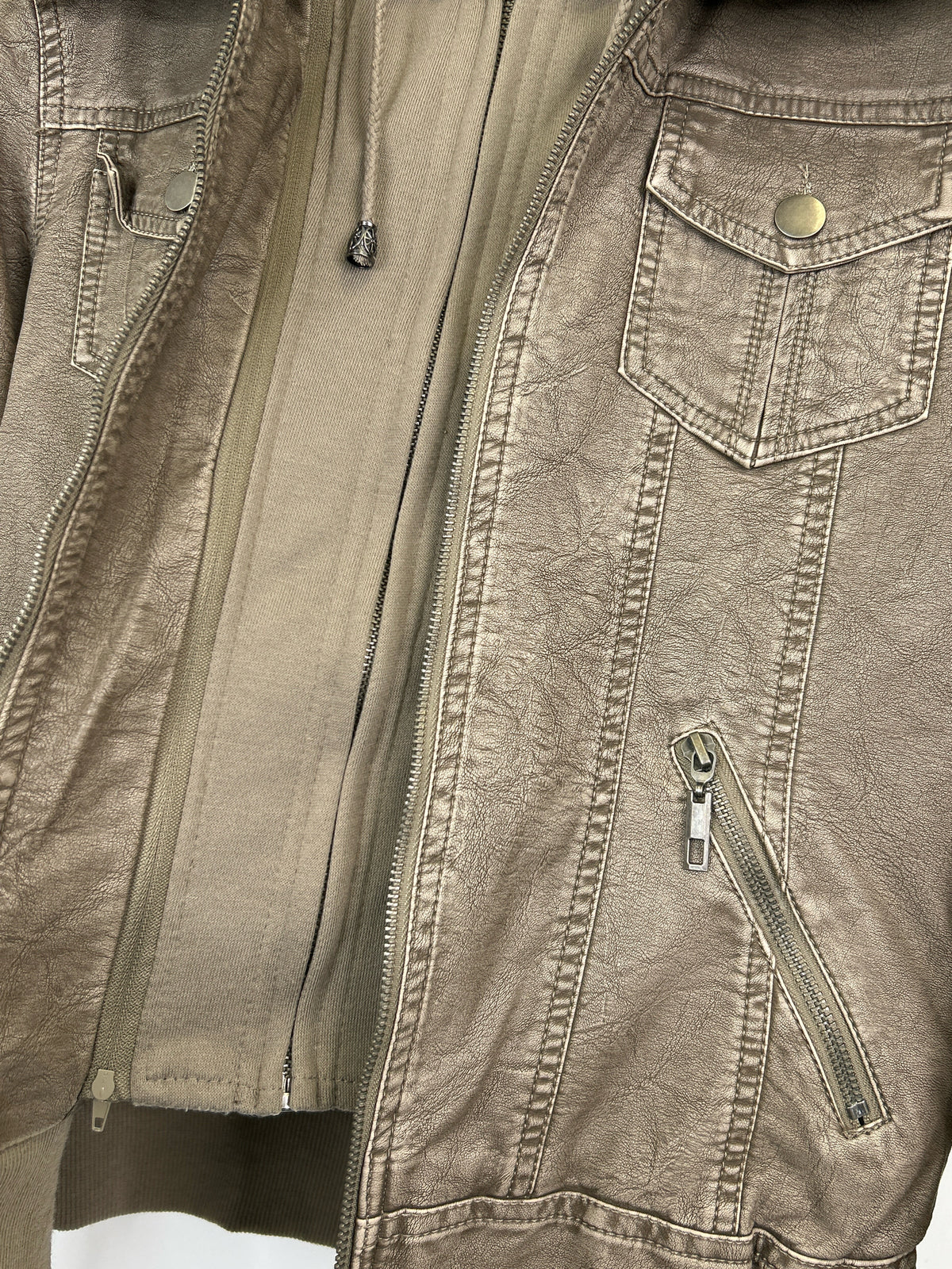LA COALITION Size S Gray Women Jacket