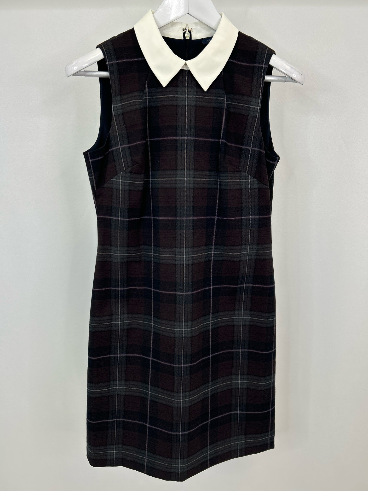 TOMMY HILFIGER NWT Size 4 Brown and Green Women Dress
