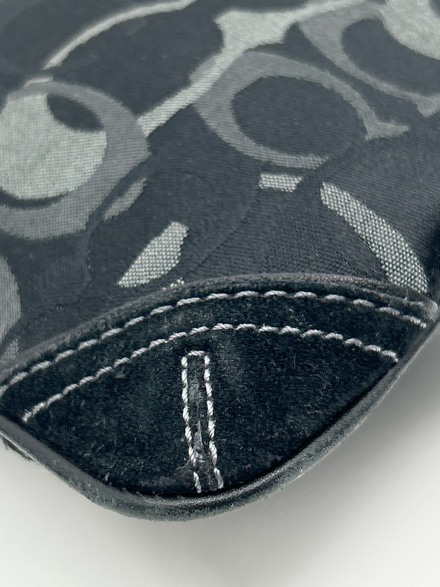 COACH black and grey Women Purse