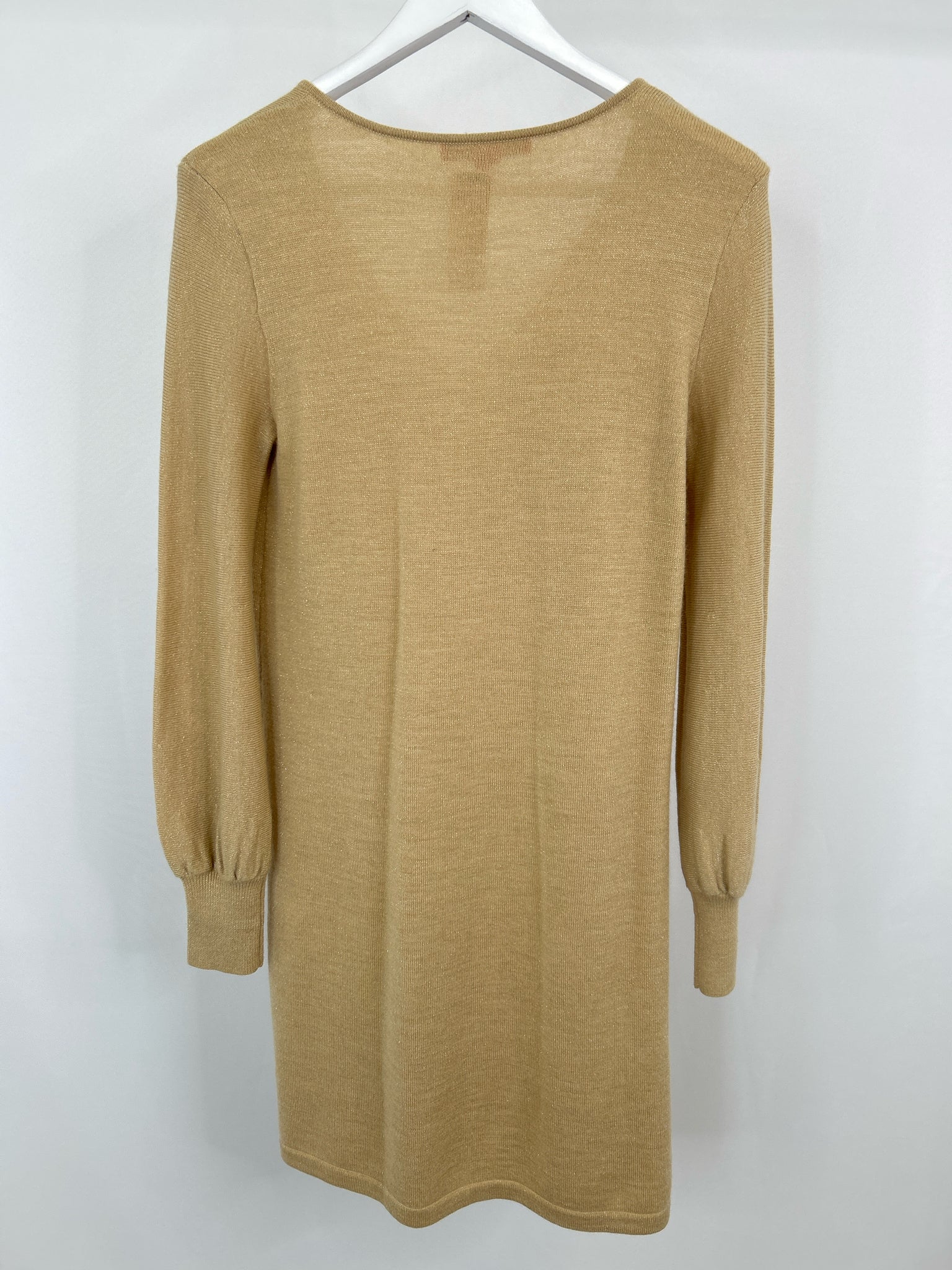 LILLY PULITZER Size M Gold Women Dress