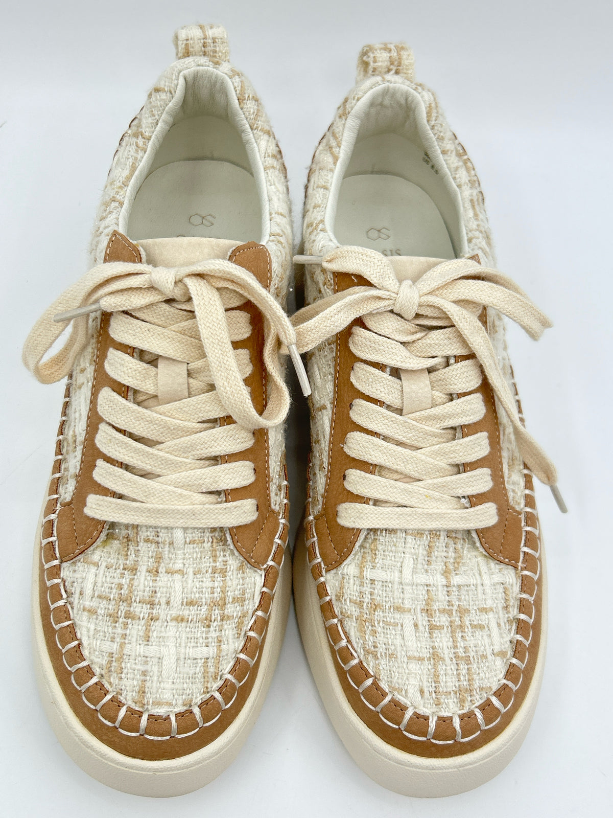 OASIS SOCIETY Size 8.5 Beige Women Sneakers
