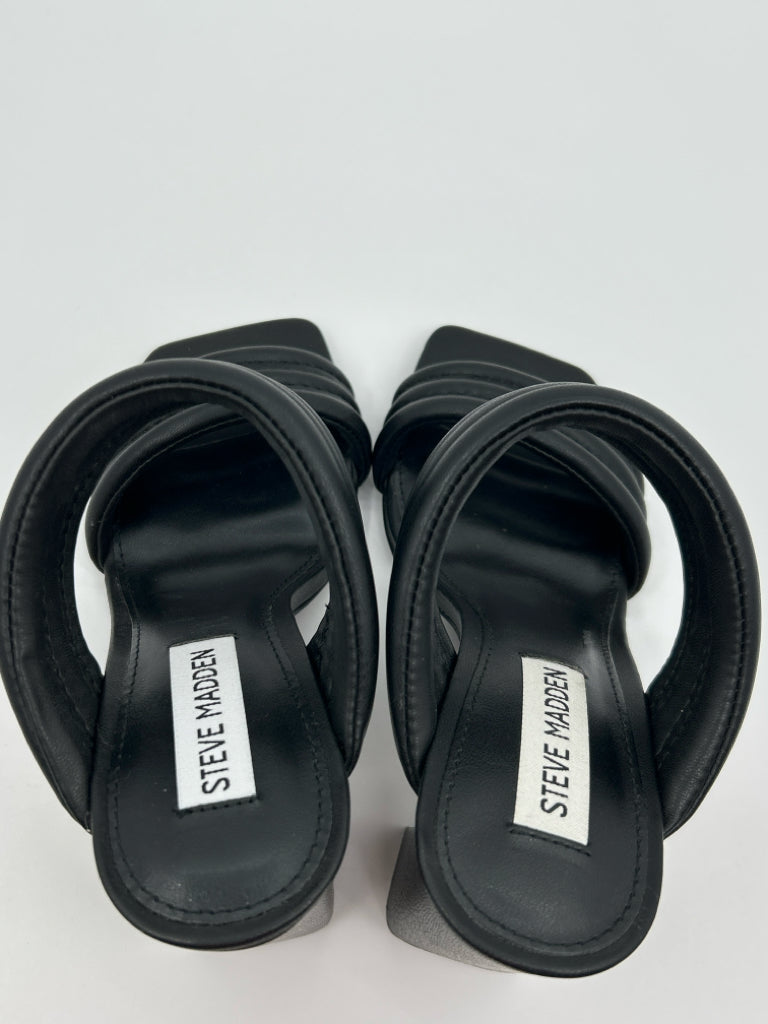 STEVE MADDEN Size 6.5M Black Women's Sandal