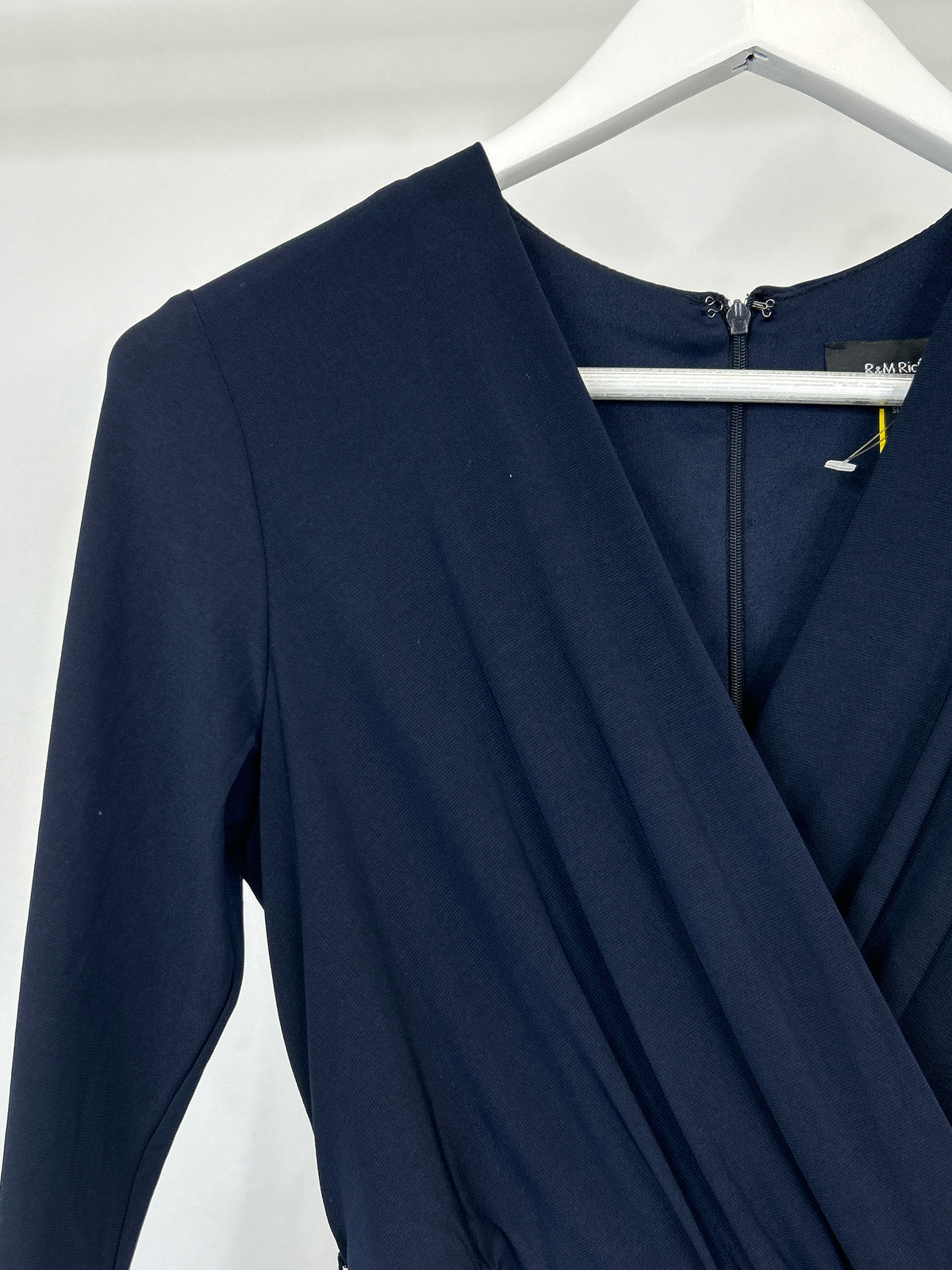 R&M RICHARDS Size 6 Navy & Purple Women Dress