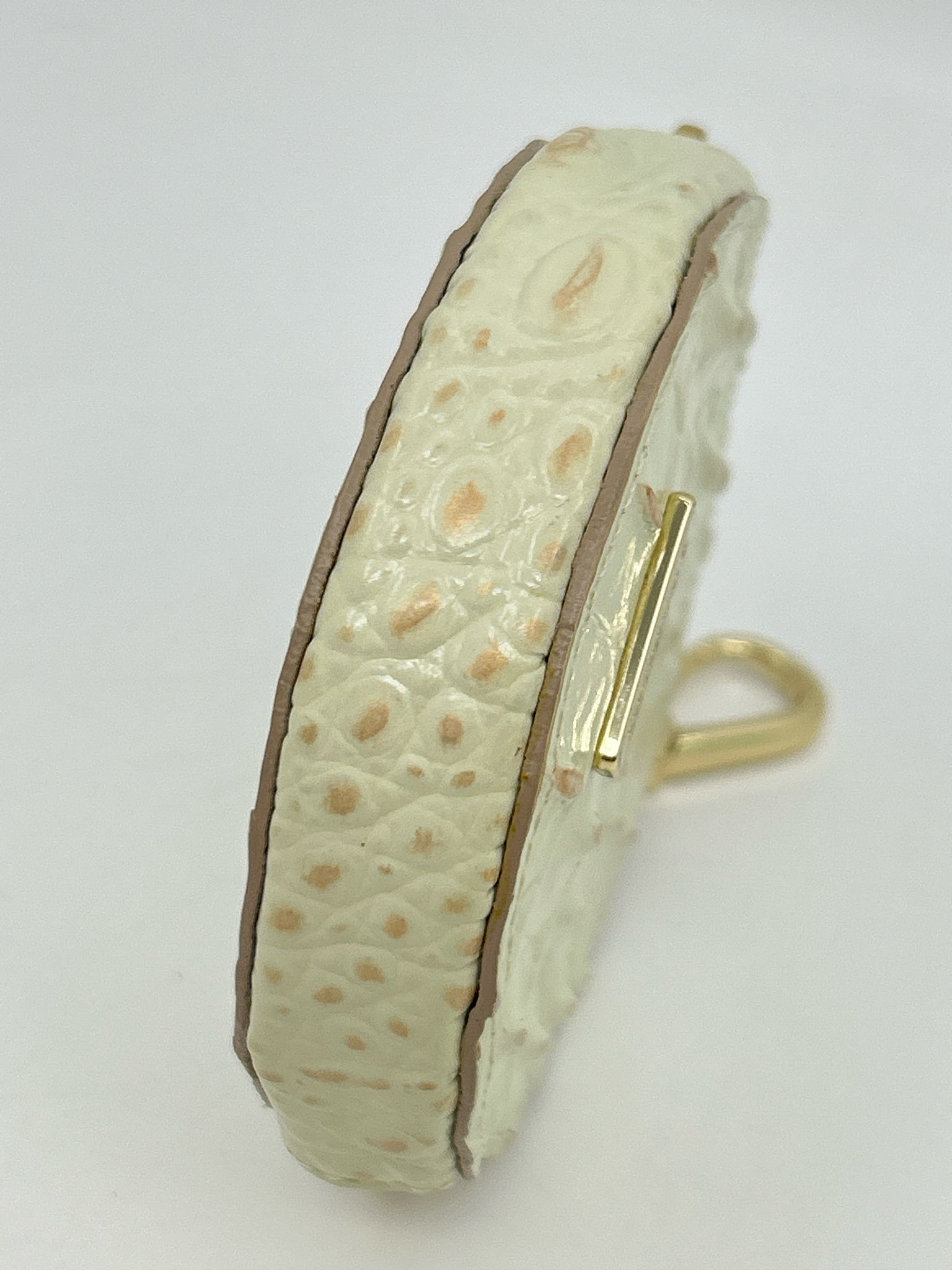 BRAHMIN Cream Coin Purse