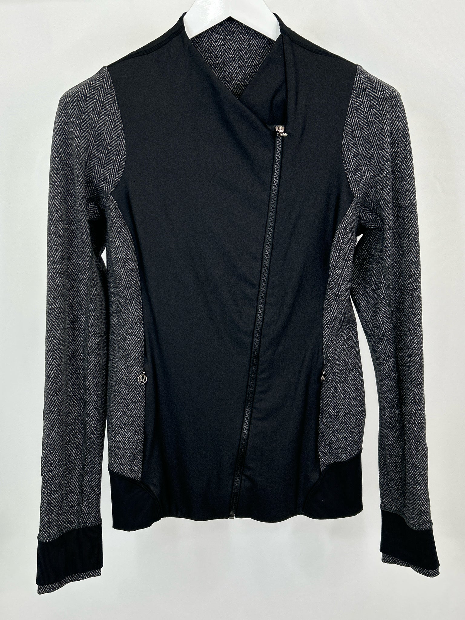 LULULEMON Size M black and grey Women Jacket