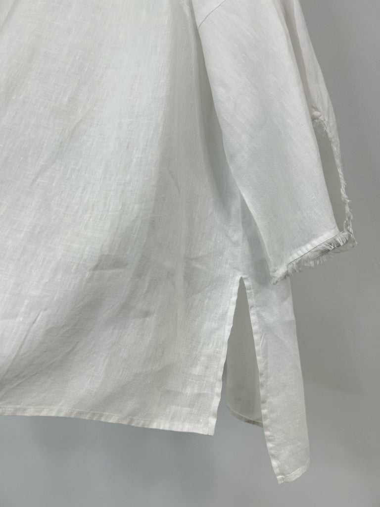 J JILL Size 2X White Women's Tunic