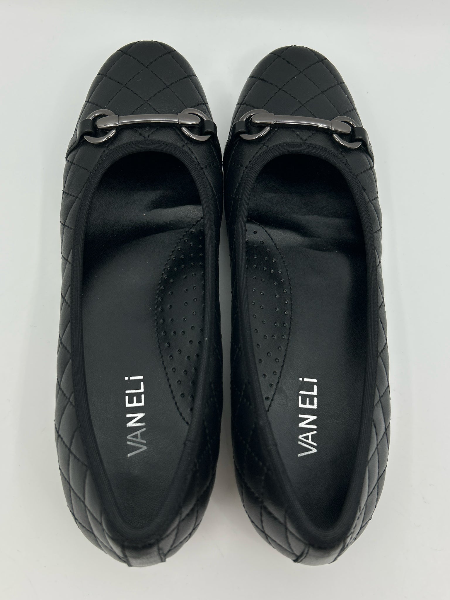 VANELI Size 8.5N Black Women Flats