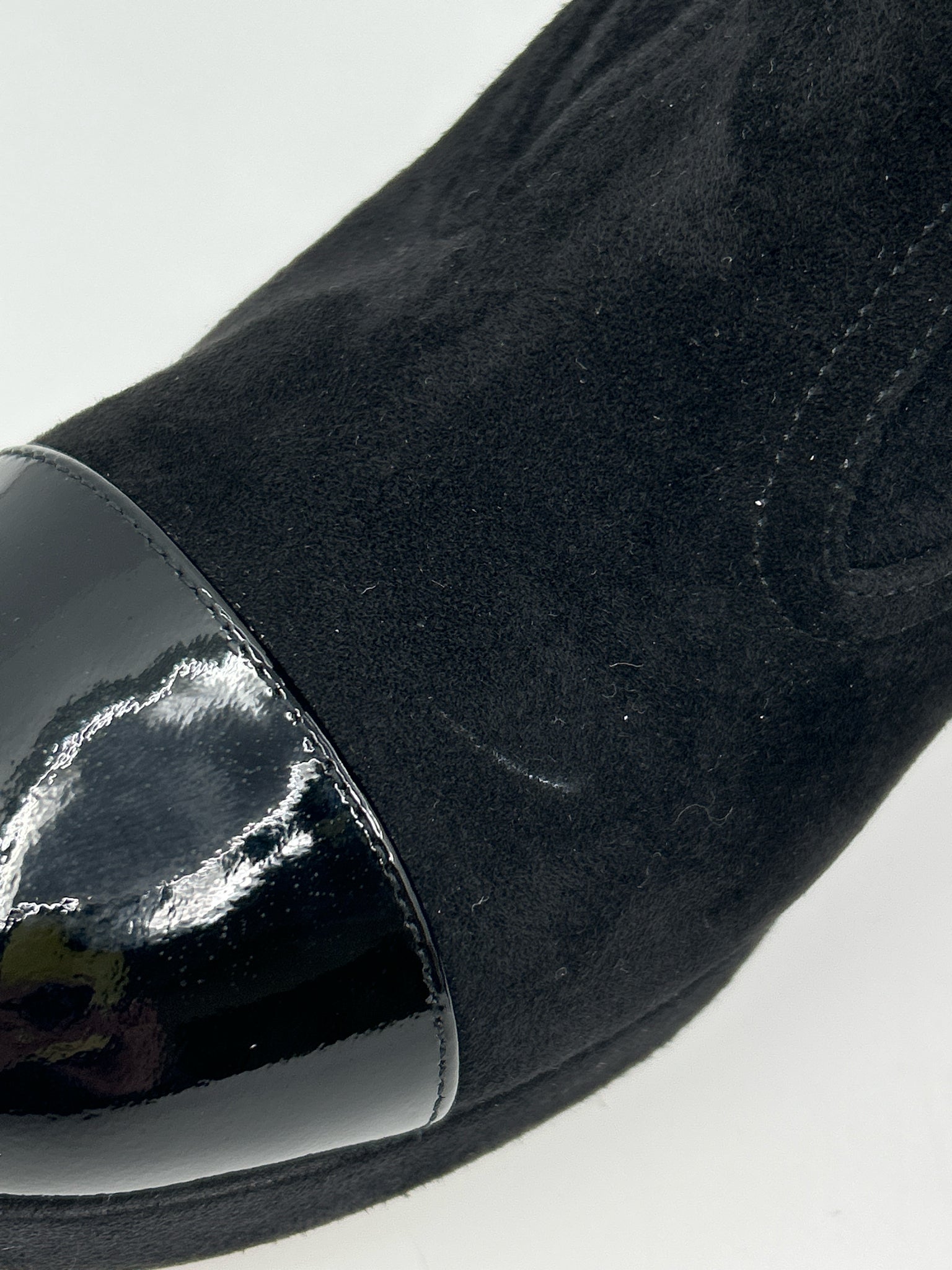 CHANEL Size 41/10 Black Women Booties