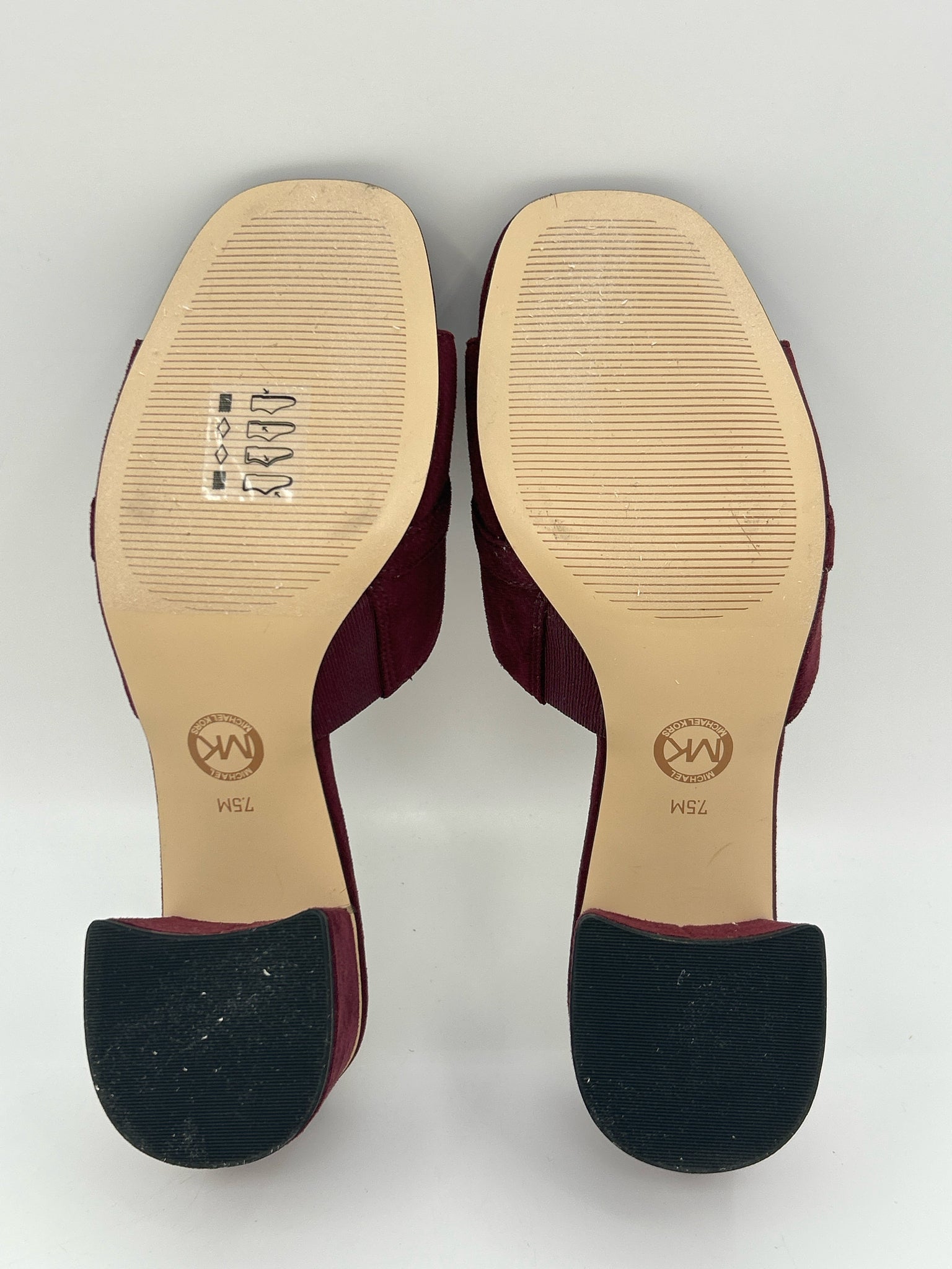 MICHAEL MICHAEL KORS Size 7.5M Burgundy Women Sandal