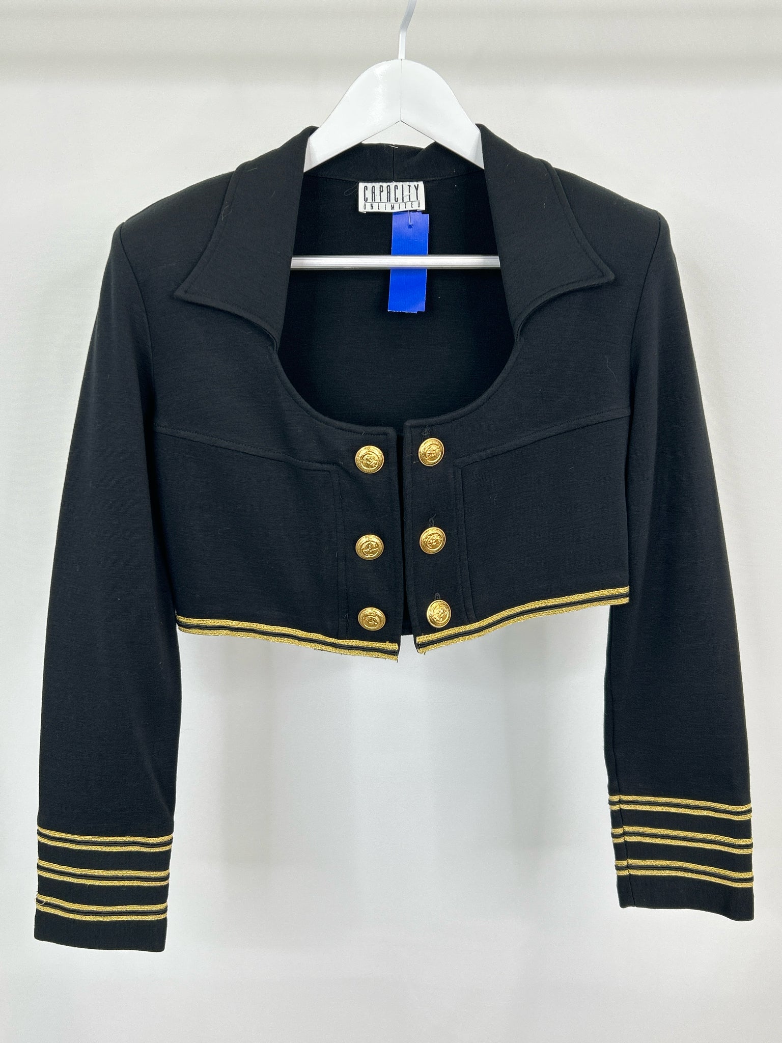 CAPACITY UNLIMITED Size XS/S Black Women Jacket