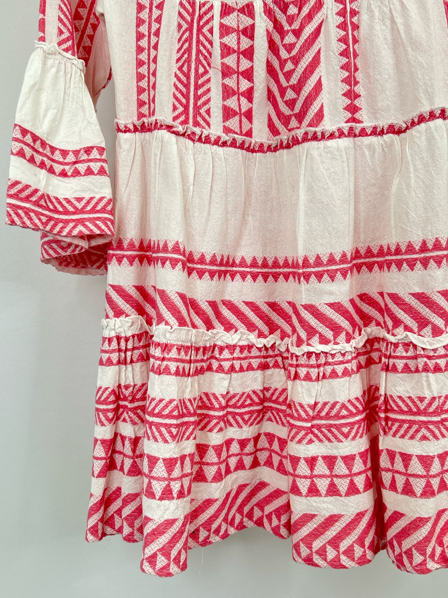 mi ami Size M White and PINK Women Dress