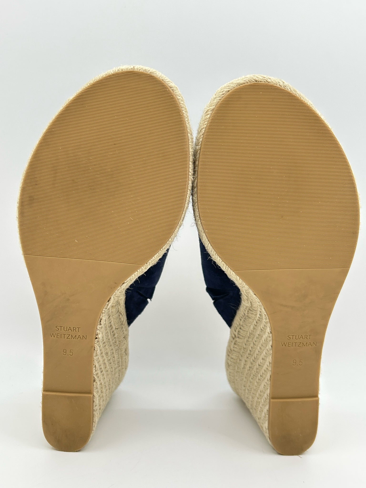 STUART WEITZMAN Size 9.5B Navy Women Sandal