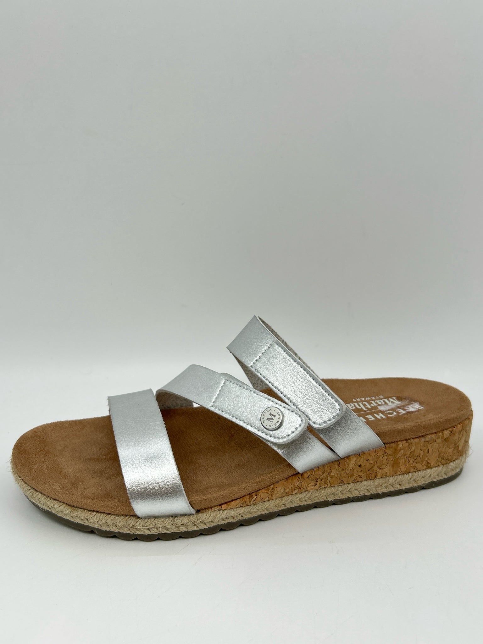skechers Size 8.5 Silver Women Sandal