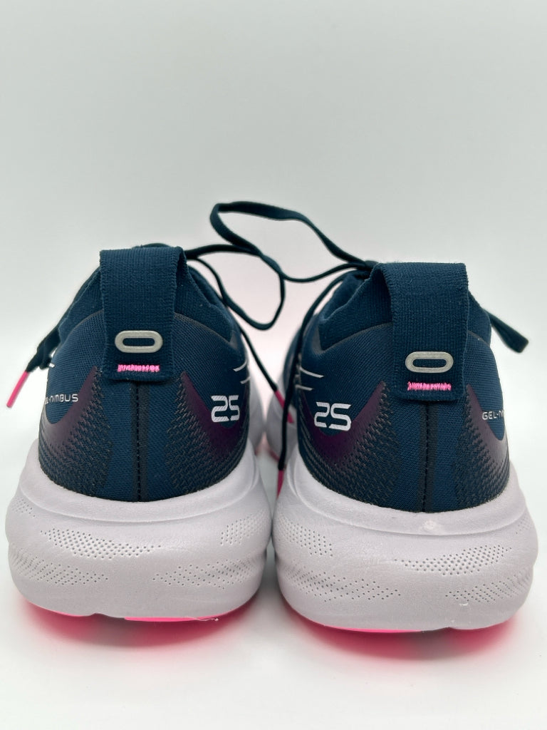 ASICS Women Size 10.5 Navy Sneakers