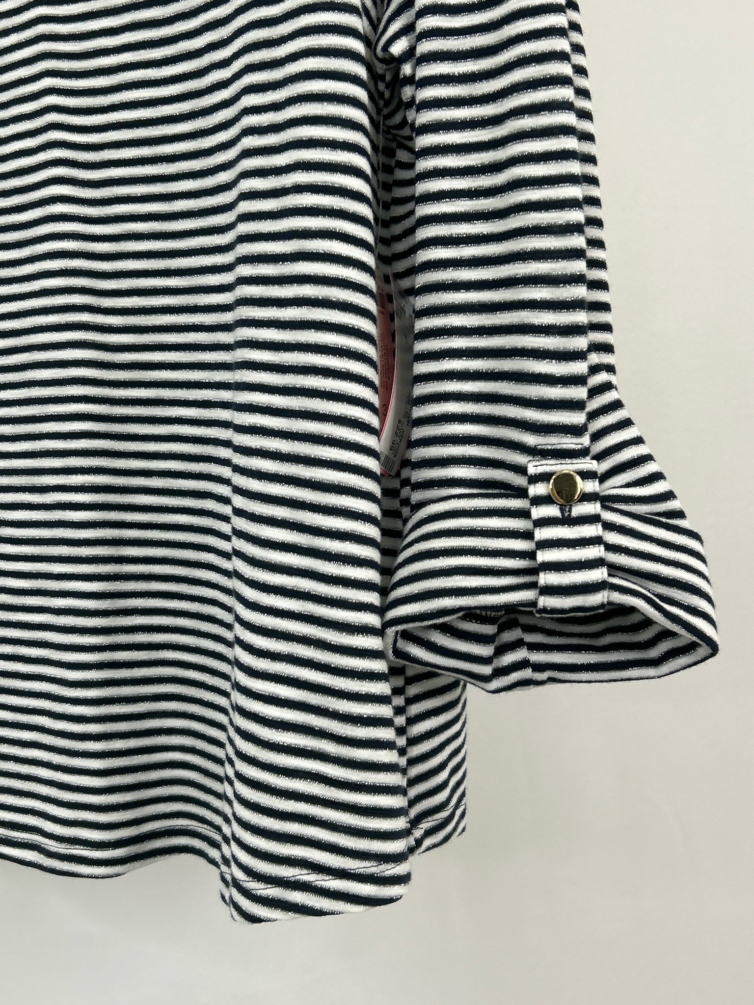 CHICO'S Size XL Navy and White Women Top NWT