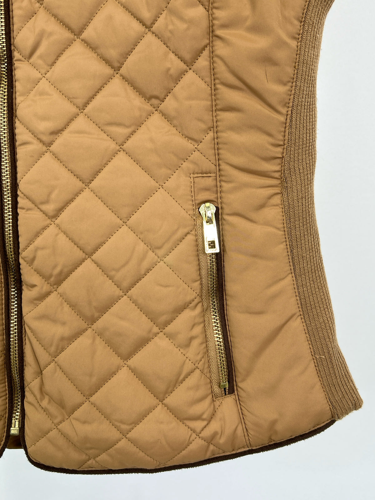 C'ESTTOI USA authentic brand Size L Camel Women Vest