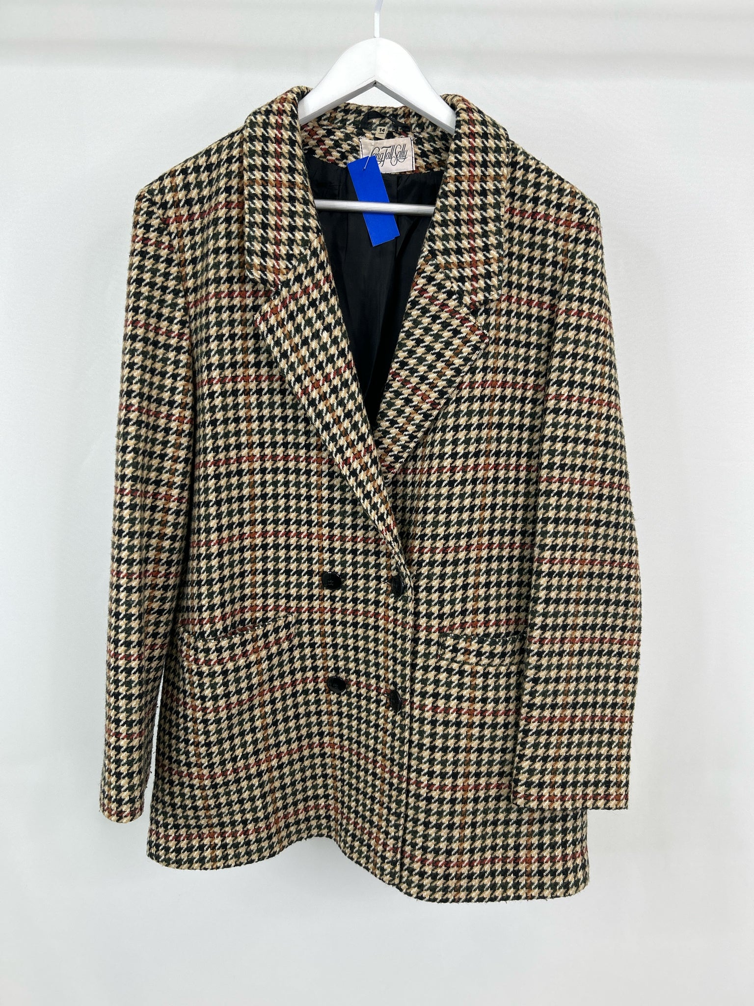 LONG TALL SALLY Size 14 Brown Print Women Coat