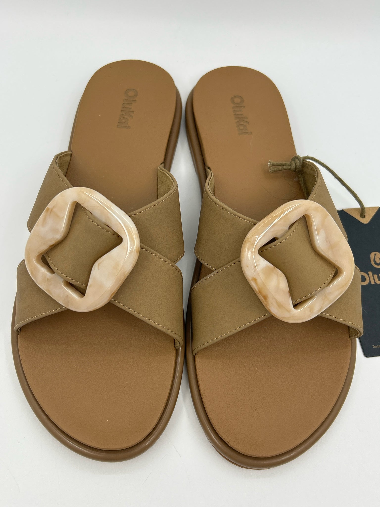 OLUKAI Size 9 Tan Women Sandal NWT