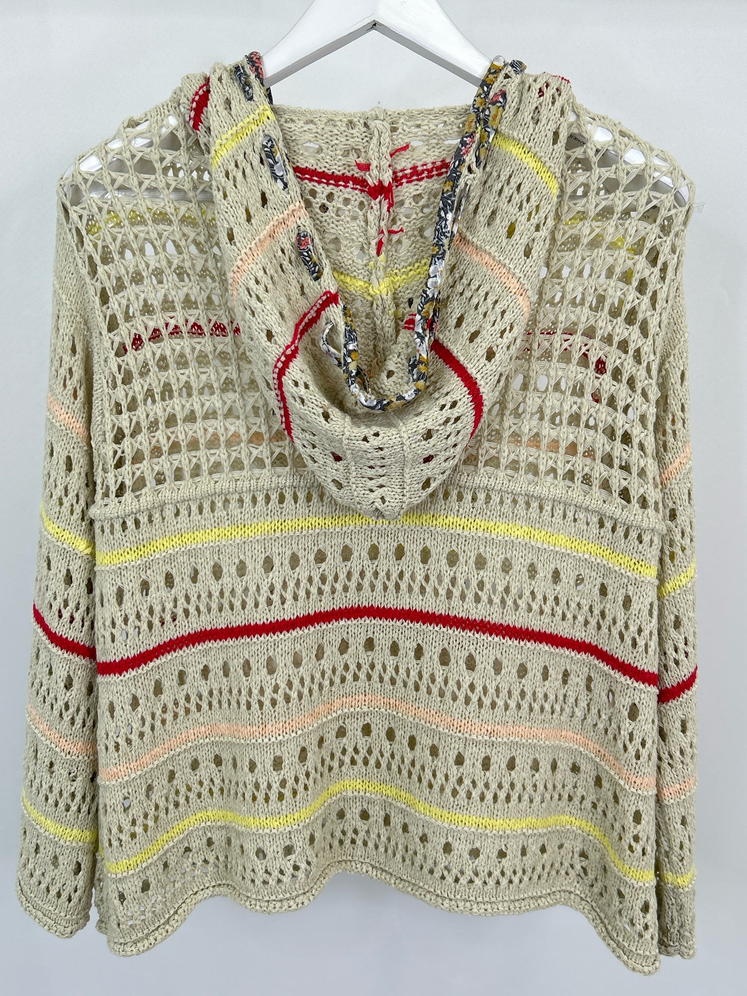 POL Size S Beige & Black Women Sweater