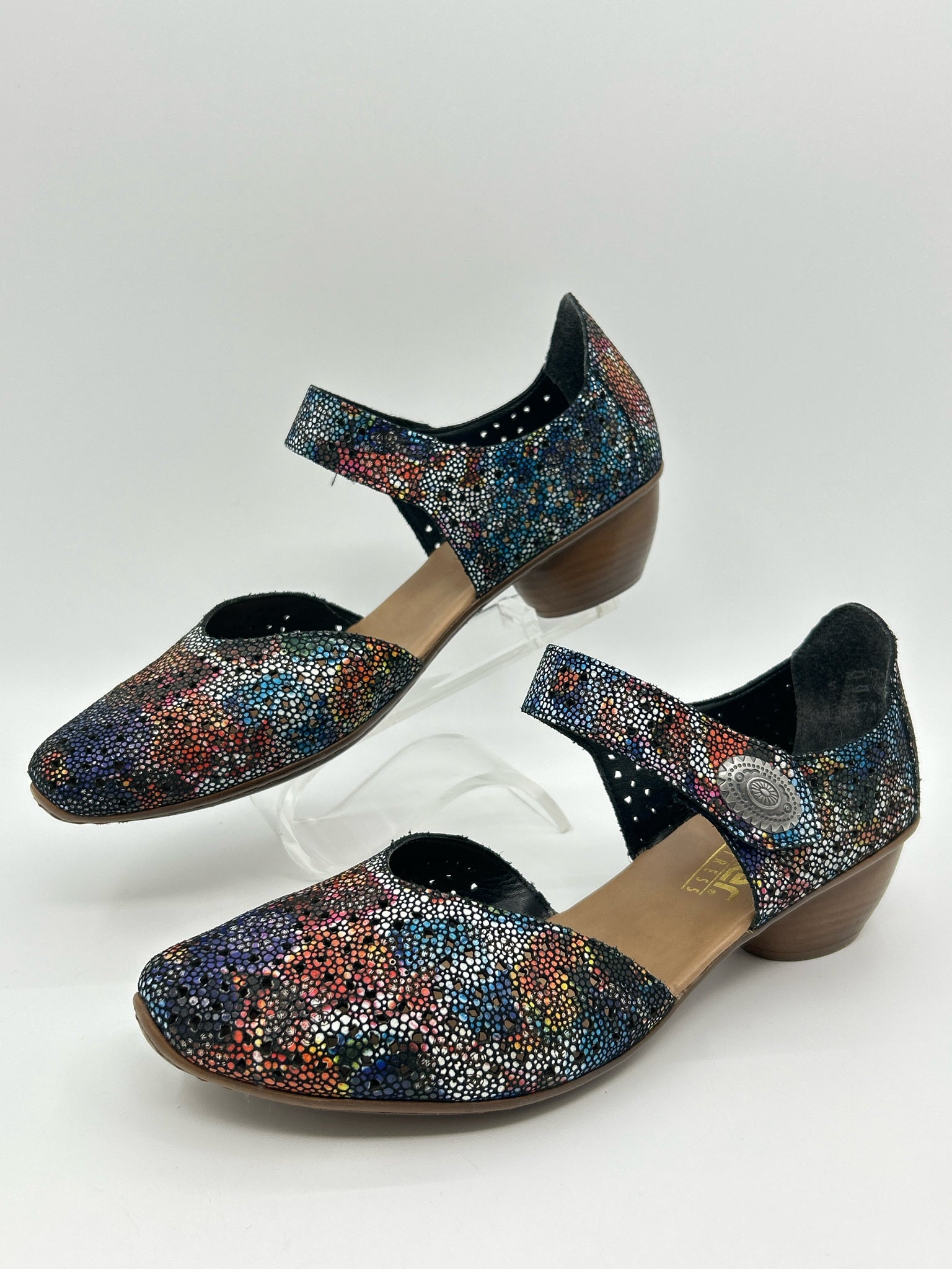 RIEKER Size 9 Multi-Color Women Shoes