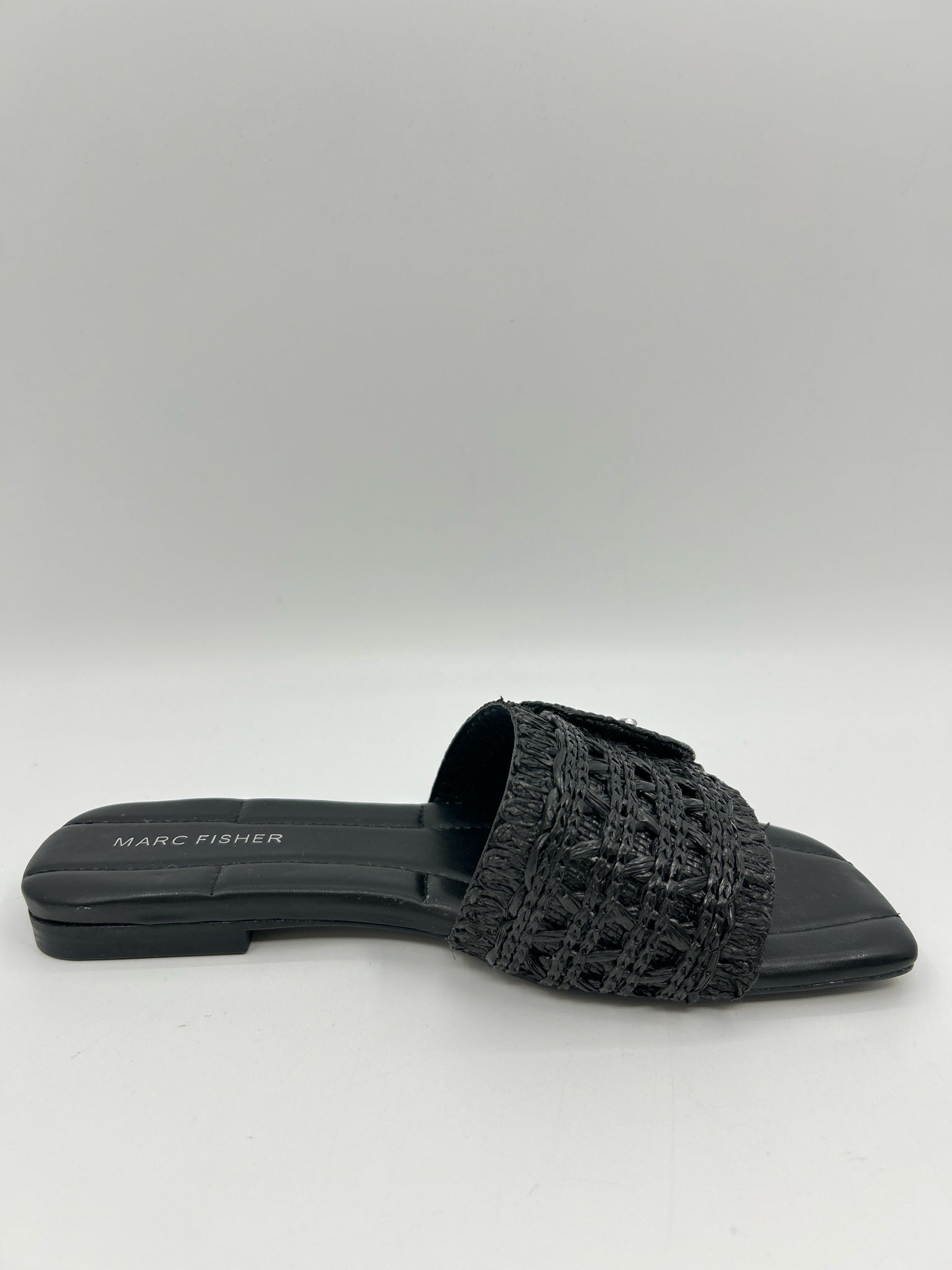 MARC FISHER Size 7.5M Black Women's Sandal