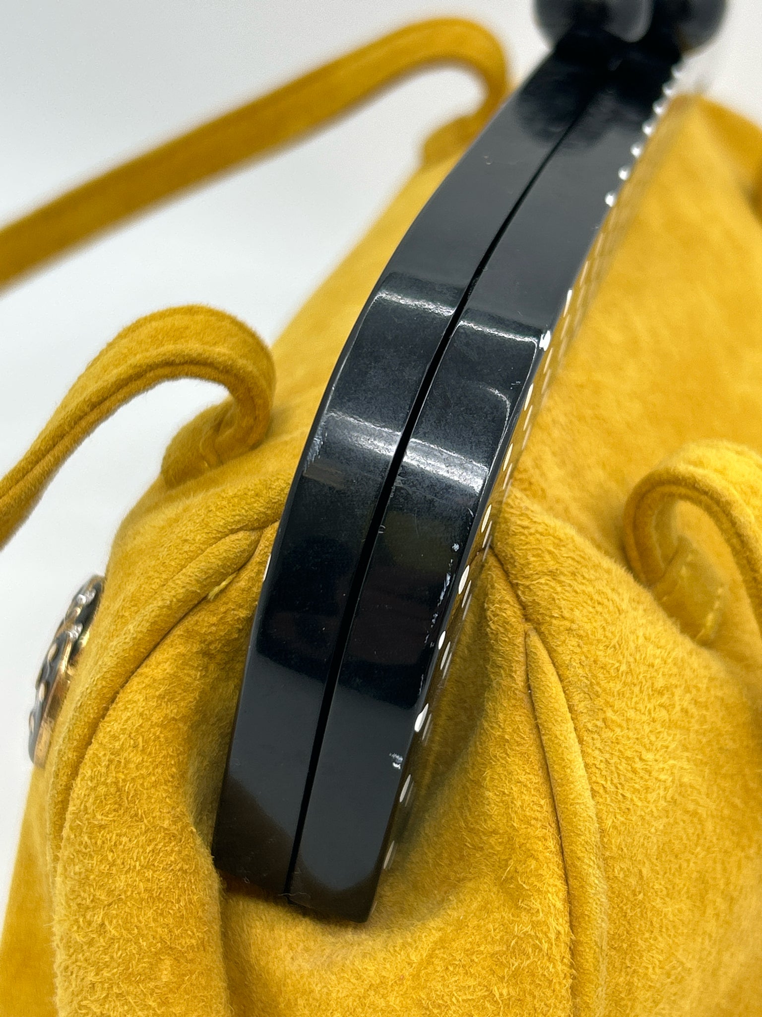 LULU GUINNESS Yellow & Black Women Purse