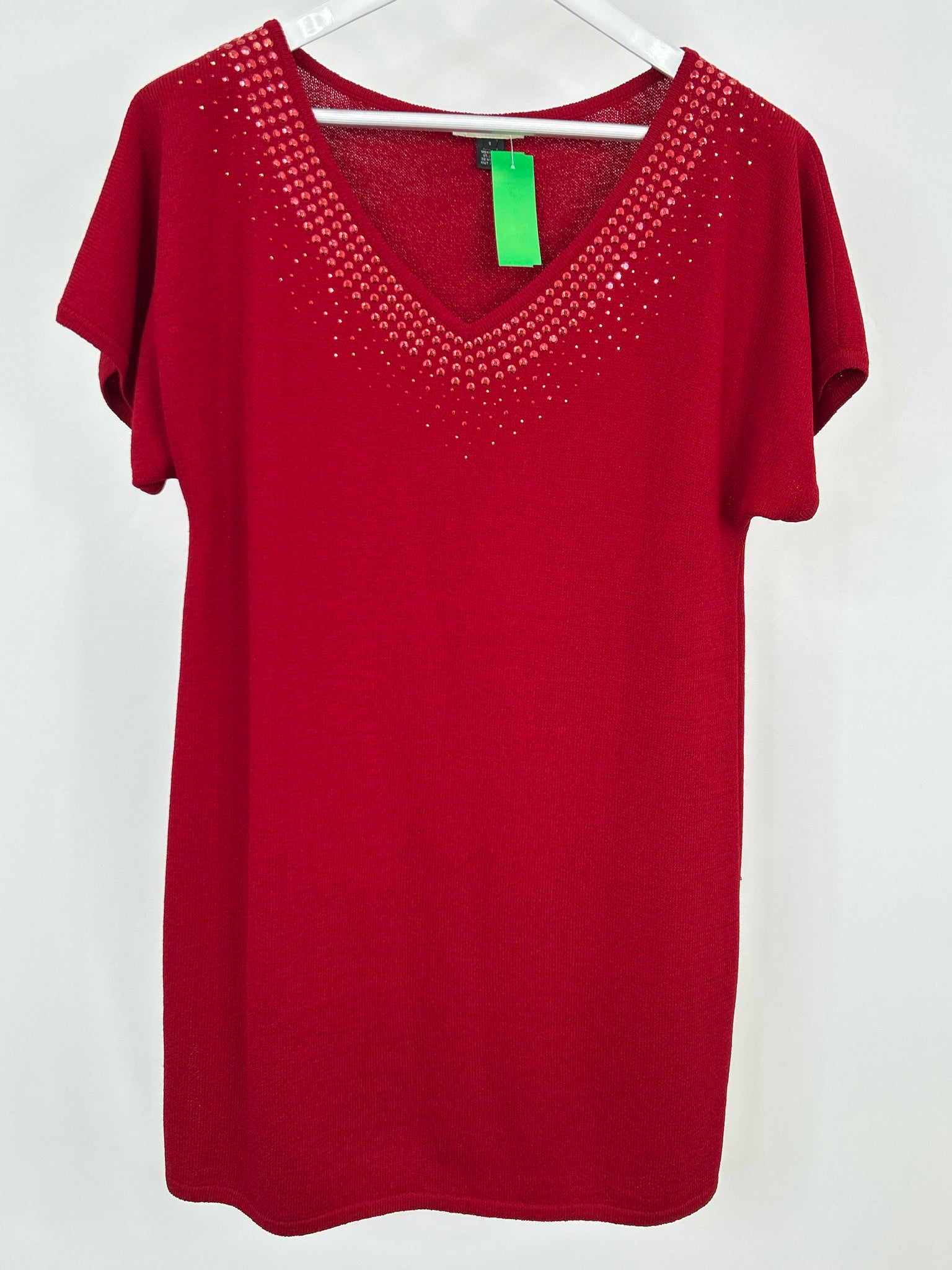 ST JOHN SPORT Size S Red Women Dress