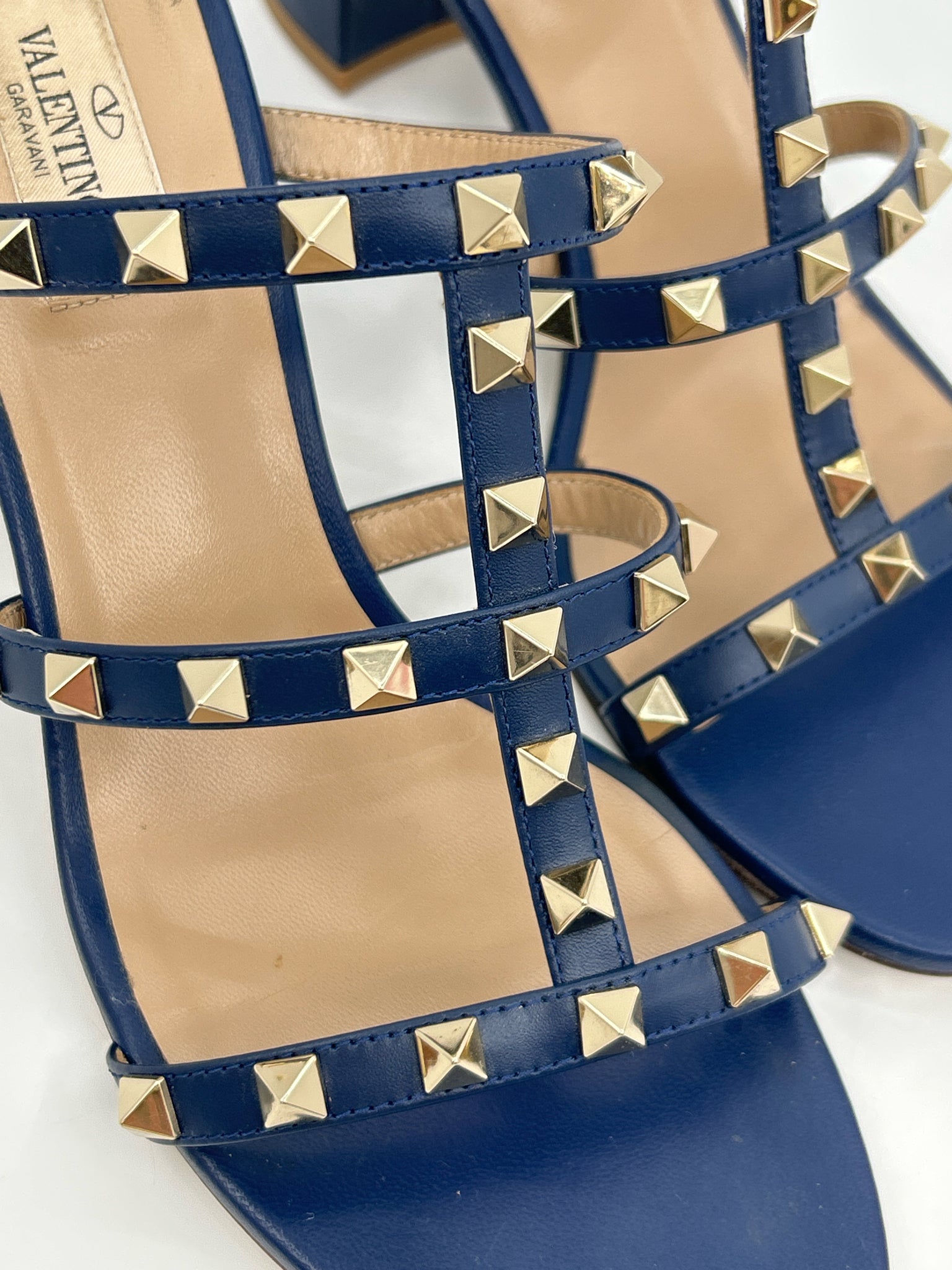 VALENTINO Size 39.5 Blue Women Sandal