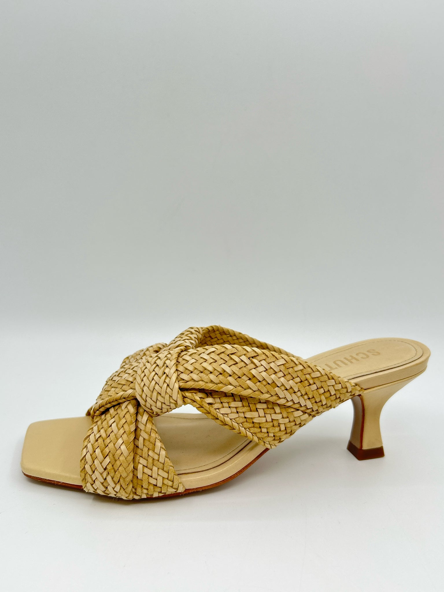 SCHUTZ Size 7.5B Natural Women Sandal NIB