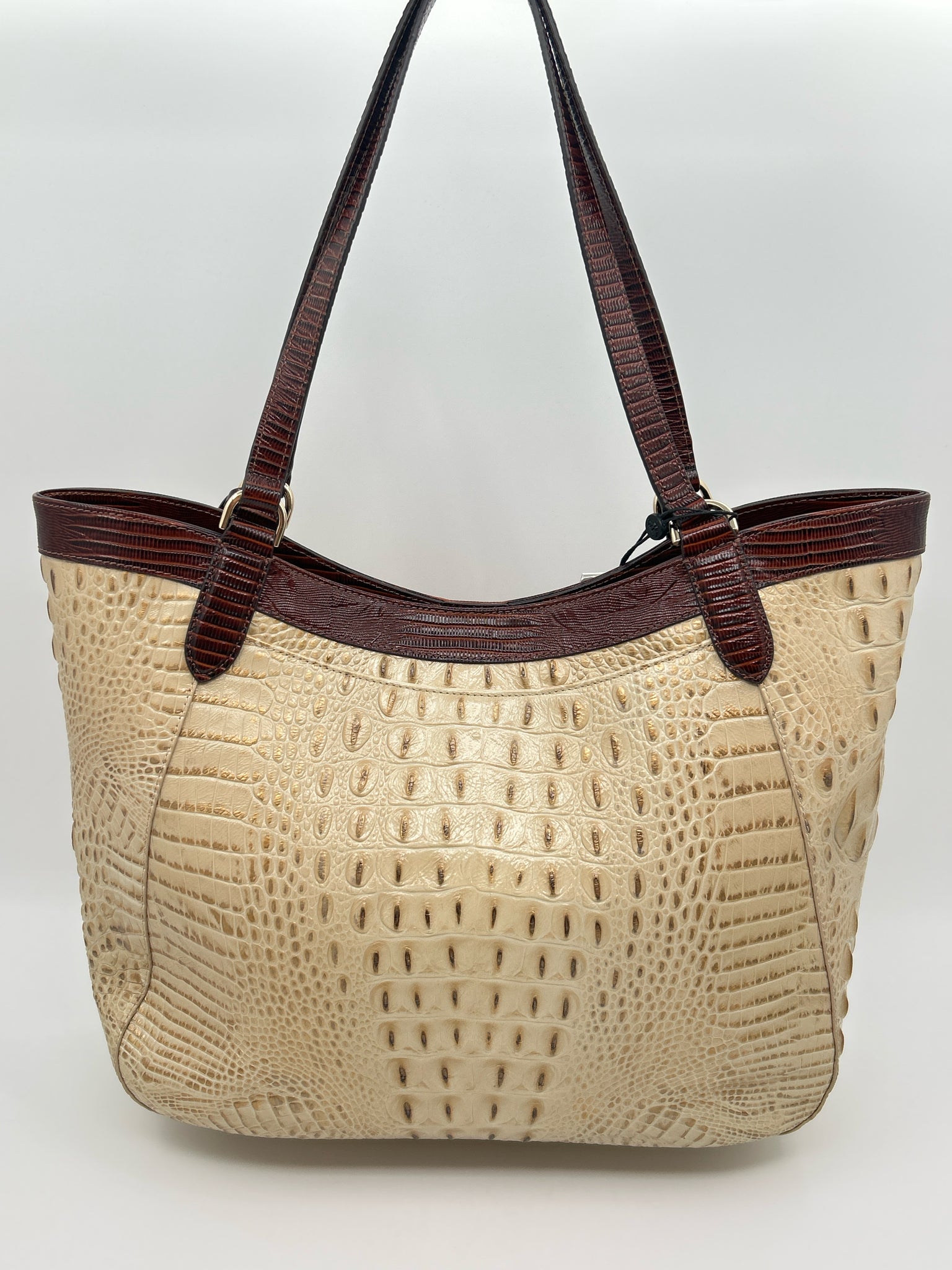 BRAHMIN BEIGE AND BROWN Women Tote