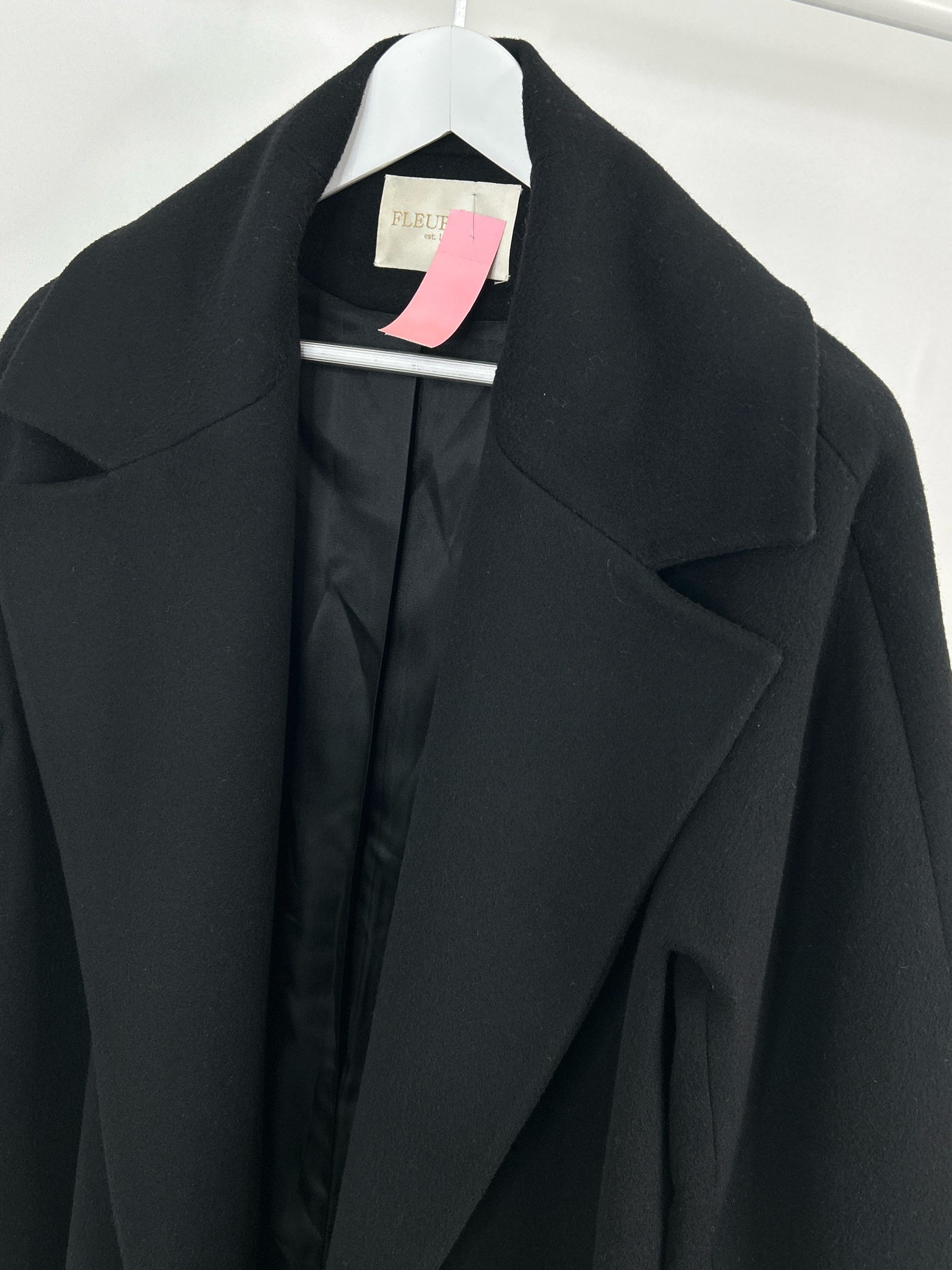 Fleurette Size 20 Black Women Coat