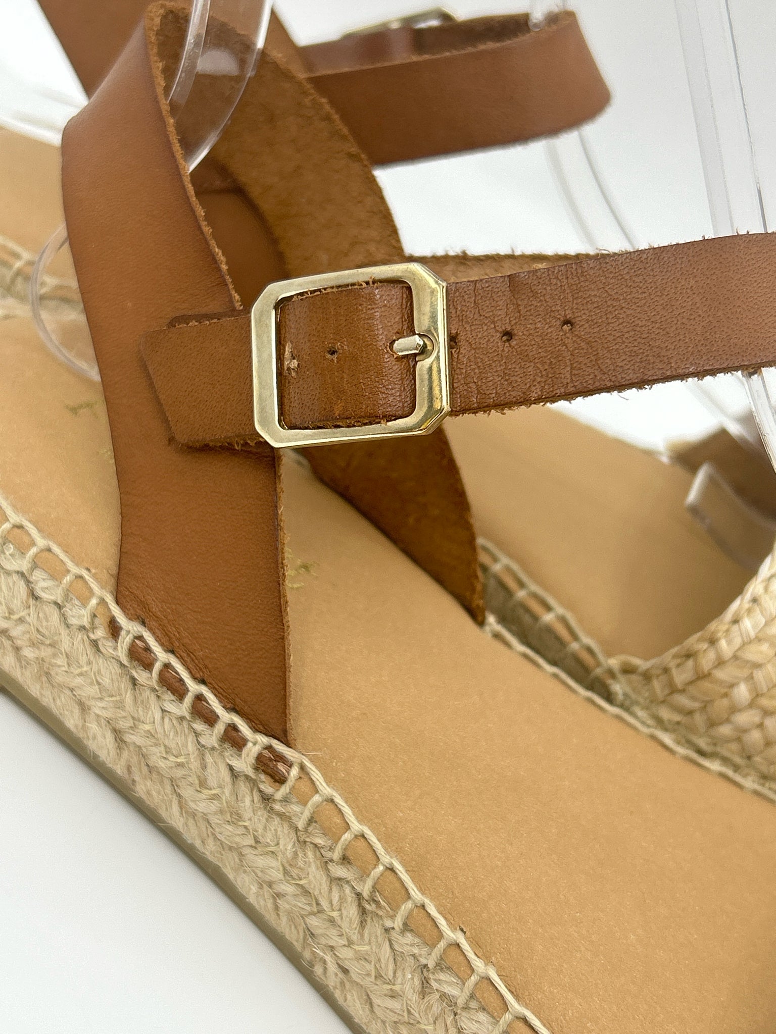 Paseart Size 41 Natural Women Sandal