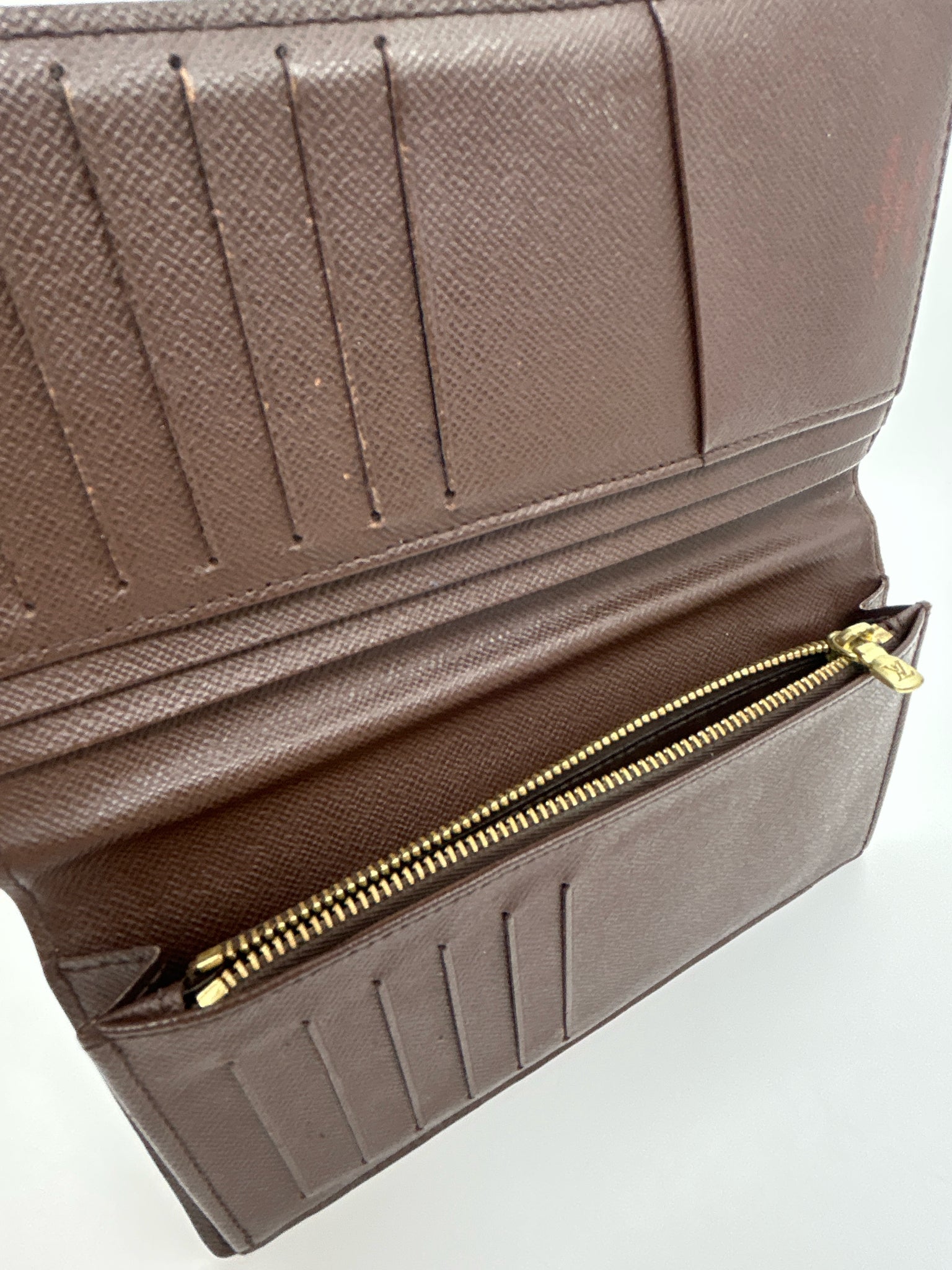 LOUIS VUITTON BROWN AND BEIGE Women Wallet