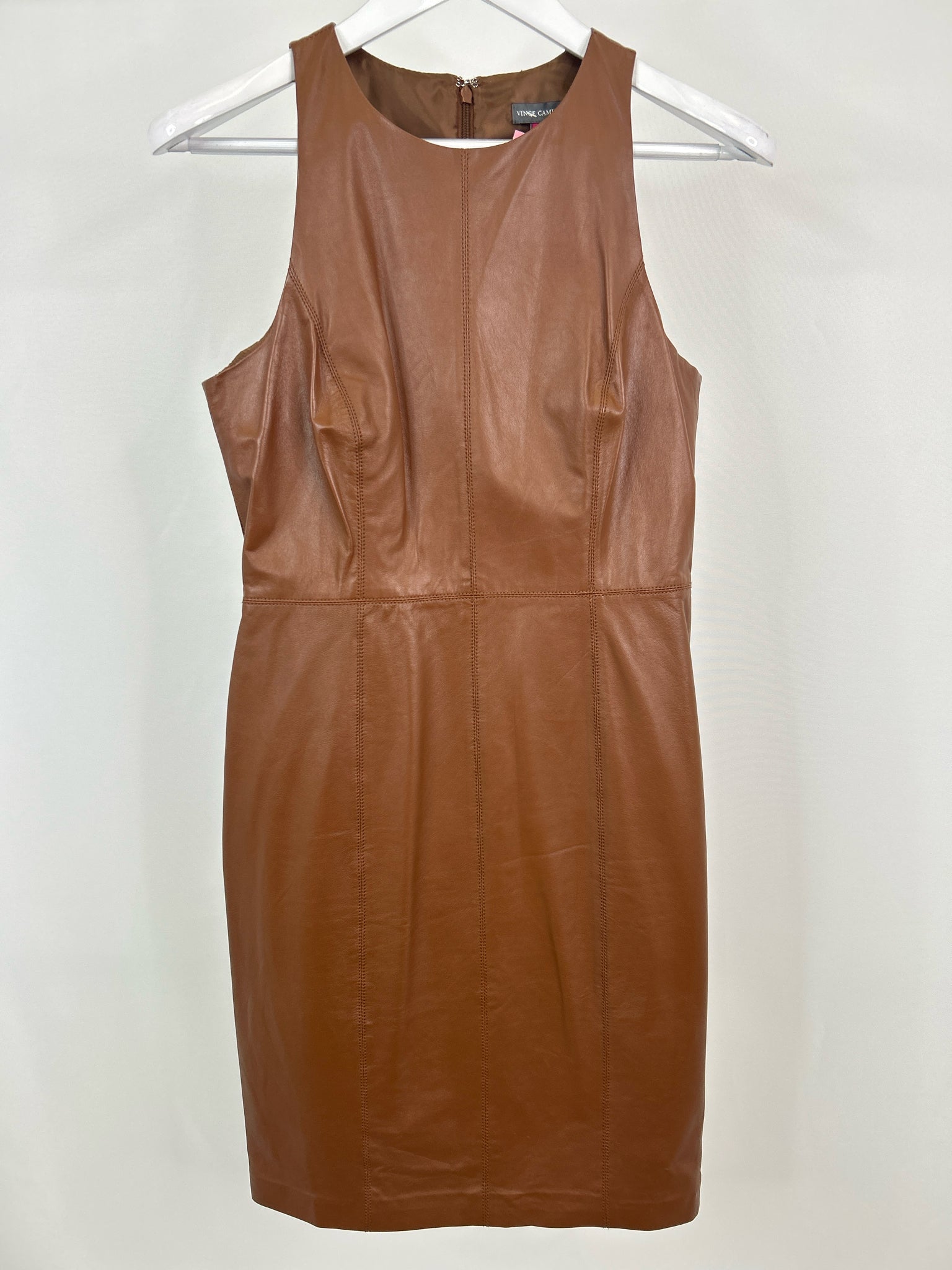 VINCE CAMUTO Size 6 Brown Women Dress
