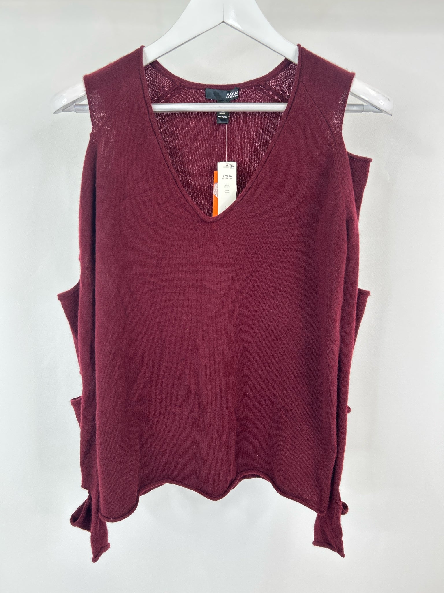 AQUA Size XS WINE Women Sweater