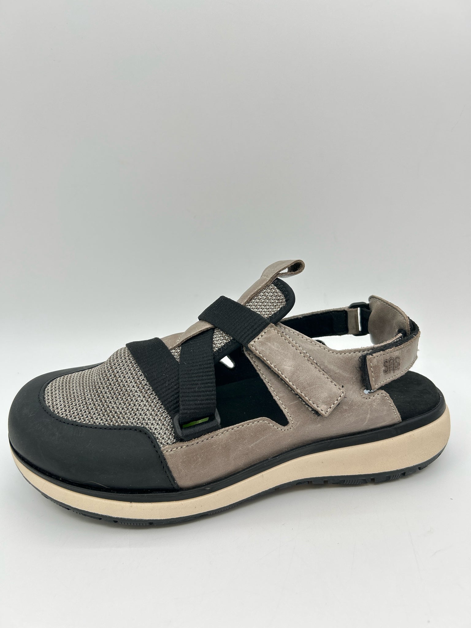 SAS Size 10WW BLACK & TAUPE Women Sandal