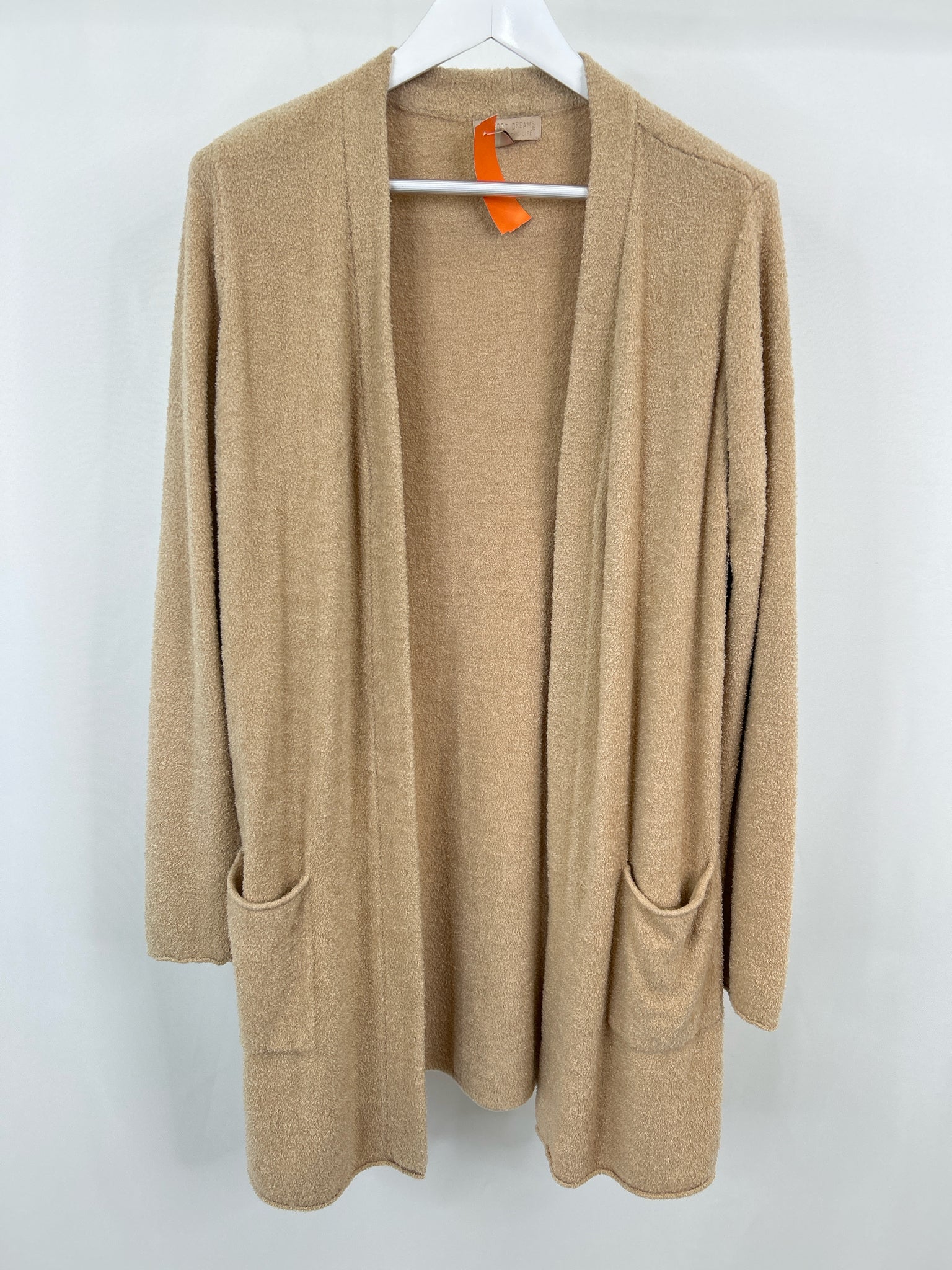 BAREFOOT DREAMS Size L Tan Women Cardigan