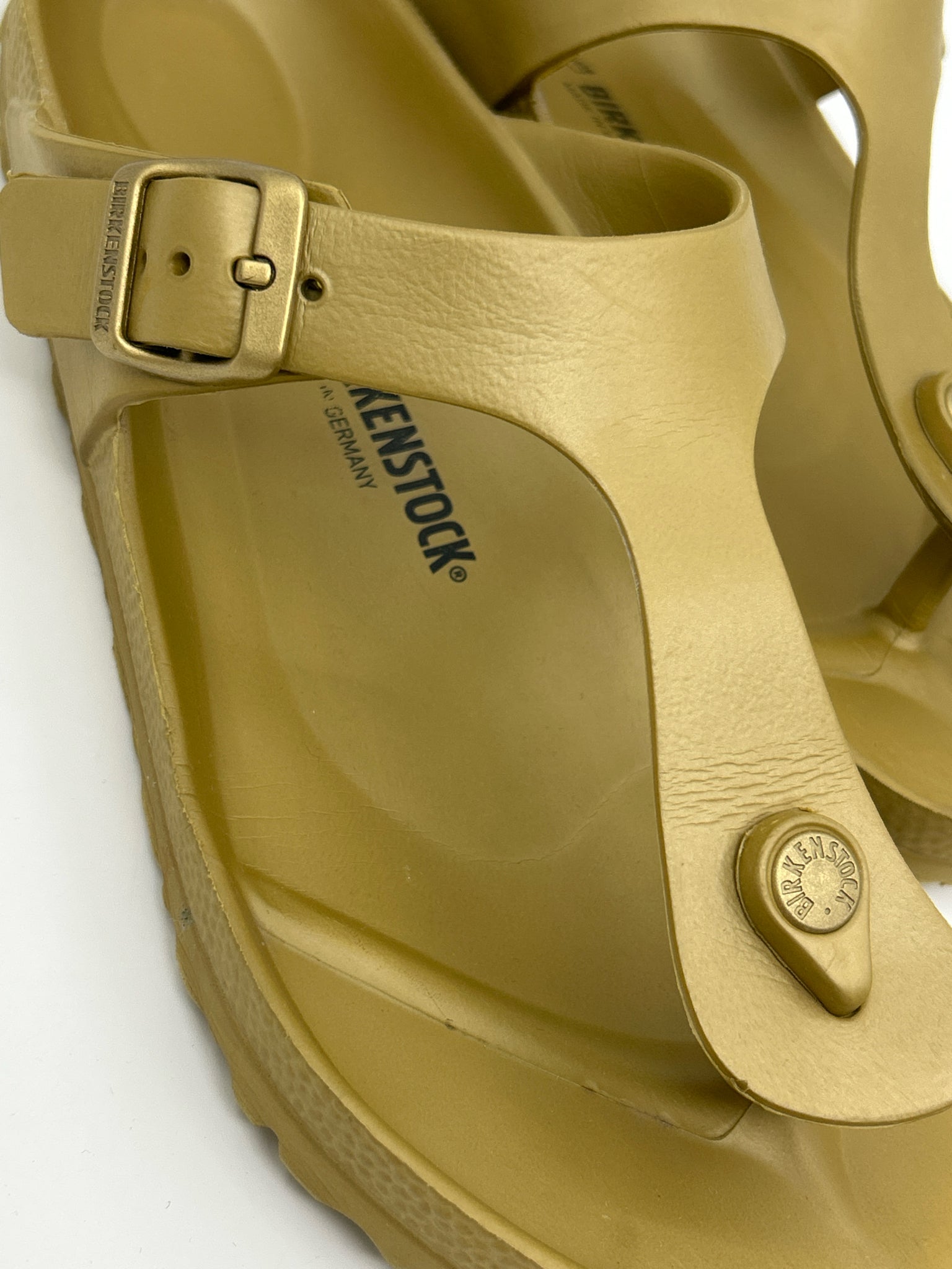 BIRKENSTOCK Size 11 Gold Women Sandal