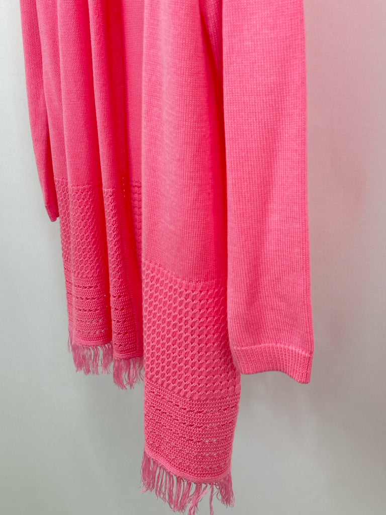 TALBOTS Size L Pink Cardigan