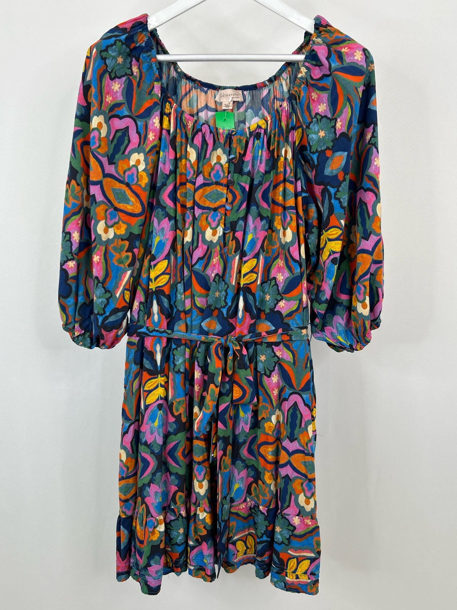 PHILOSOPHY Size XL Multi-Color Women Dress