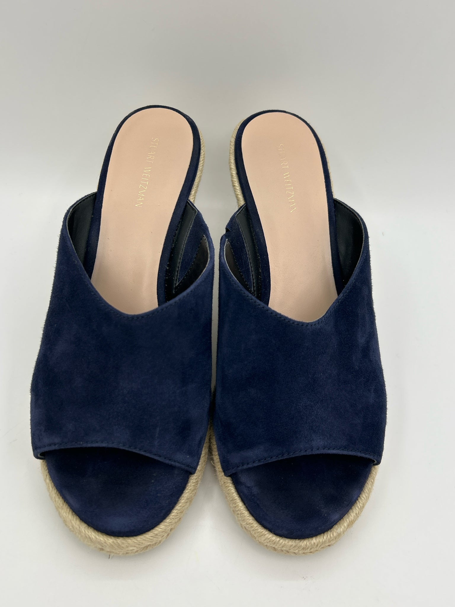 STUART WEITZMAN Size 9.5B Navy Women Sandal