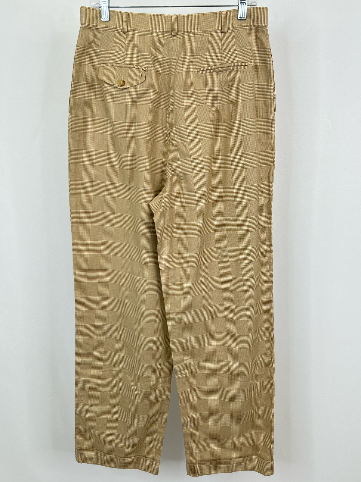 Lauren Ralph Lauren Size 14 BEIGE AND WHITE Women Pants
