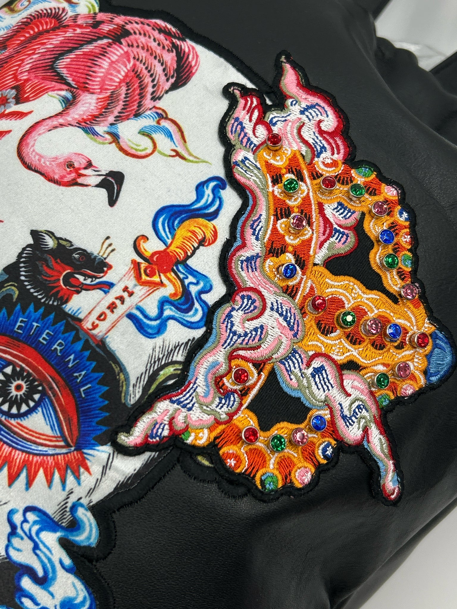 ED HARDY Black Women Tote