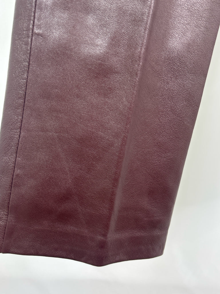 Moda International NWT Women Size 8 Burgundy Pants