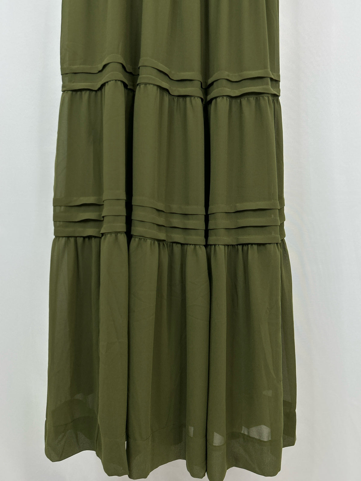 ANTHROPOLOGIE Size M ARMY GREEN Women Dress