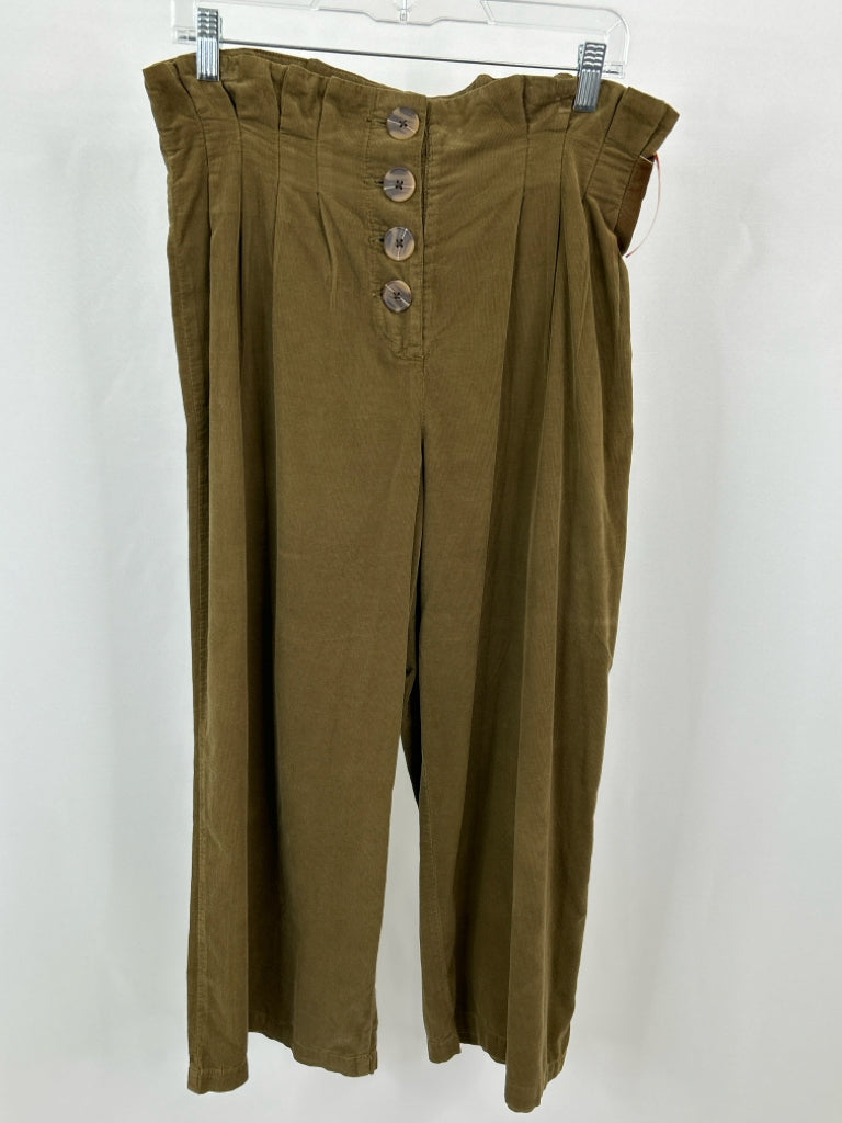 CHELSEA & VIOLET Women Size 4/27 Olive Corduroy Pants